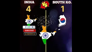 😱 India V/S South Korea🤠|| full comparison video/ #shorts #youtubeshorts #comparison