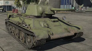 Легенда! Т-34-1942 в War thunder #warthunder #war #tank