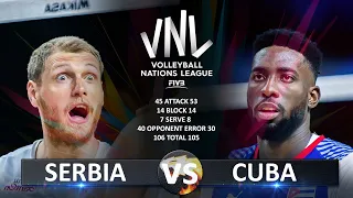 Serbia vs Cuba | Men's VNL 2023
