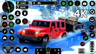 Jeep Driving Offroad Driving Simulator 2024 - Luxury SUV 4x4 Derby Mud and Rocks  - Android Gameplay