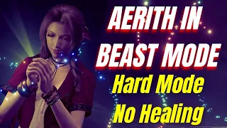 How to play Aerith like a BOSS (Hard Mode/No Healing) | Final Fantasy VII Remake