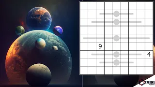 A Thermo Sudoku With Only 2 Given Digits