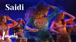 Khissa Saidi with Agnes's belly dance students at Layali, Sweden 2019