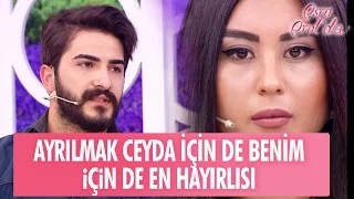 Mustafa: "Ayrılmak Ceyda için de benim için de en hayırlısı..." - Esra Erol'da 11 Nisan 2017