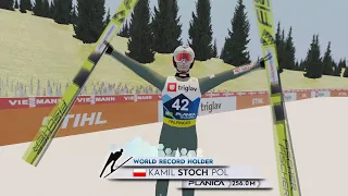 Fikcyjne Skoki w DSJ4 #2 Kamil Stoch 256.0m Planica 2023 WR