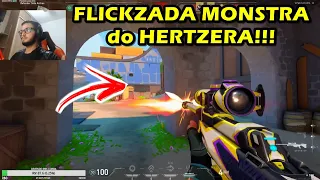 FLICKZADA MONSTRA INSANA do HERTZERA!!! #VALORANTChampions #valorantbr #clipvalorant #valorant