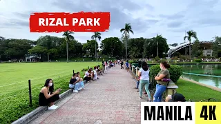 MANILA, PHILIPPINES 🇵🇭 [4K] Rizal Park — Walking Tour