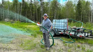 BUILDING a DIY HYDROSEEDER! TESTING to See Which One WORKS BEST