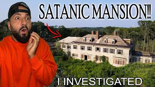 EXPLORING A HAUNTED ABANDONED SATANIC MANSION