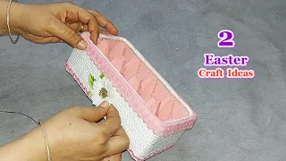 2 Economical Easter Decoration idea with simple materials | DIY Affordable Easter craft idea🐰49