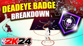 Deadeye Badge Breakdown! What tier do you need this badge on your Guard Build in NBA 2K24?