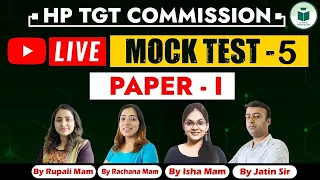 HP TGT Commission | Mock Test- 5 | Paper- I | CivilsTap Teaching Exams