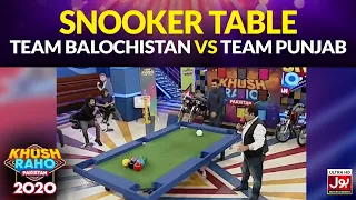 Snooker Table | Khush Raho Pakistan 2020 | Faysal Quraishi Show | Team Balochistan Vs Team Punjab