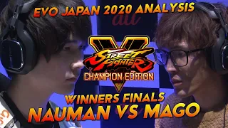 EVO Japan 2020 Winner Analysis pt.4! Nauman (Sakura) v.s.  Mago (Karin/Cammy) (Winner's Finals)