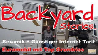 Hinterhof Geschichten👌Unsere Tipps 👍Günstiger Internet Tarif💖Keramik im Spülbecken💖Tolles Wohnmobil💖