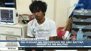 Na-kidnap na Indonesian ng Abu Sayyaf, nailigtas ng militar sa Sulu