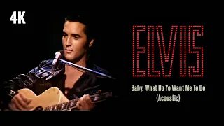 Baby, What Do You Want Me To Do | Elvis Presley | 4K Live Remastered ('68 Comeback Special)