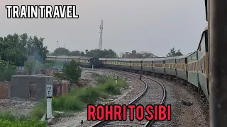 Train travel Rohri to Quetta On 40UP Jaffar express #pakistanrailways #sindh #balochistan