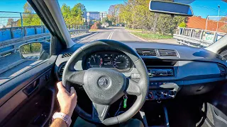 2018 Skoda Fabia [1.0 MPI 75HP] |0-100| POV Test Drive #1395 Joe Black