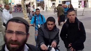 Isaiah 53--Jerusalem Street Preacher--Almost riot at Zion square 2017