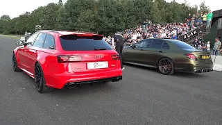 Audi RS6 Avant C7 vs BRABUS Mercedes AMG E63 S 4Matic+