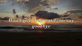 Ali & Andi - Say Goodbye (Lyric Video)