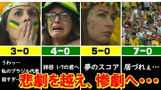 日本語実況で見る「ミネイロンの惨劇」　2014W杯 準決勝 ブラジル vs ドイツ