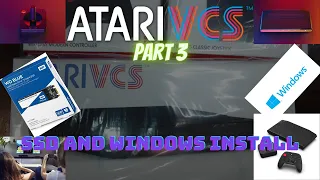 The New Atari VCS Onyx edition Part 3- Installing M.2 SSD drive and Installing Windows OS