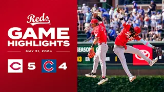 Reds vs. Cubs Game Highlights (5/31/24) | MLB Highlights