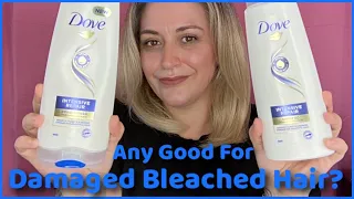Dove Intensive Repair Shampoo & Conditioner Demo And Review /  Intensive Repair on Damaged Hair