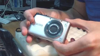 Чёрные снимки / Нет изображения с объектива. Фотокамера Canon PowerShot A2200 HD