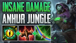 IS HUNTER JUNGLE OP!?!?!? (no but it's fun) Anhur Jungle Gameplay (SMITE Conquest)