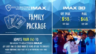 IMAX Family Package - The Lego Batman Movie