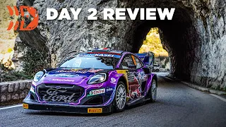 Monte Carlo Rally Day 2 Highlights - Loeb, Ogier, Evans and Greensmith Interviews