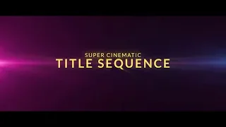 FREE Cinematic Trailer Title Template - After Effects