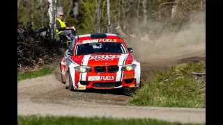 PG Andersson & Anders Fredriksson vinner Rally Nyköping i DRIVE VXO Motorsports BMW 1M 1,6t E-fuel.