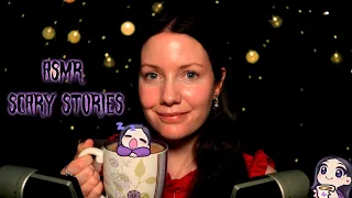 ASMR - Reading Scary & True Stories - Soft Spoken & Whispered - Scary Bedtime Stories