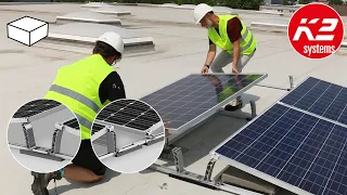 [Anleitung] Photovoltaik auf Flachdach montieren: PV-Montage mit Dome 6