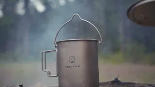 Valtcan Titanium 900ml and 750ml Pots Cups in the wild