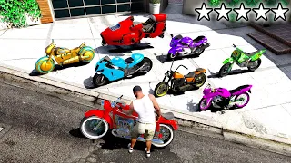 Collecting 25+ RARE & SECRET BIKES in GTA 5!