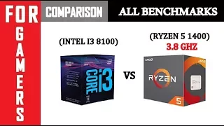 I3 8100 VS (OC) Ryzen 5 1400 | Comparison |