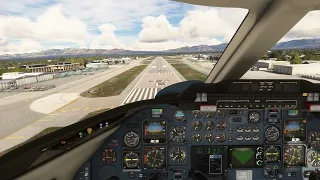 [MSFS] Learjet 35 Circle to Land at Van Nuys (cockpit)