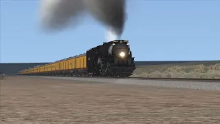 Train Simulator 2022 Smokebox Union Pacific Big Boy #4014 Climbs Sherman Hill w/ 40 Car Steam Train