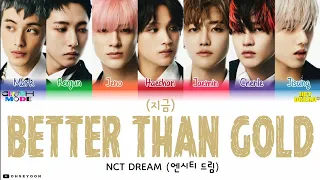 NCT DREAM (엔시티 드림) - 'Better Than Gold (지금)' Lyrics [Color Coded Lyrics - Han/Rom/Indo]