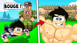 CONSTRUIRE UNE ARMÉE POUR SURVIVRE ET DÉTRUIRE LA BASE MILITAIRE !! (Roblox Military Tycoon)