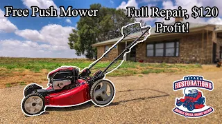 Can We Flip This FREE Craftsman Push Mower For a Profit?