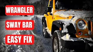 Fix a Jeep Wrangler Sway Bar in 2 Minutes