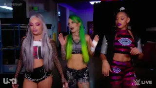 RAW ThunderDome: Liv Morgan, Ruby Riott & Bianca Belair Backstage Segment 24.08.20