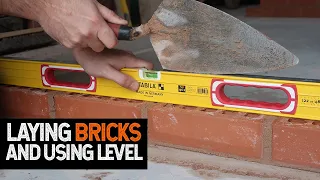 Bricklaying Basics Should you hit your level?? laying 4 bricks
