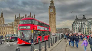 London Walk 2023 | Relaxing Evening Walking tour in Central London [4K HDR]